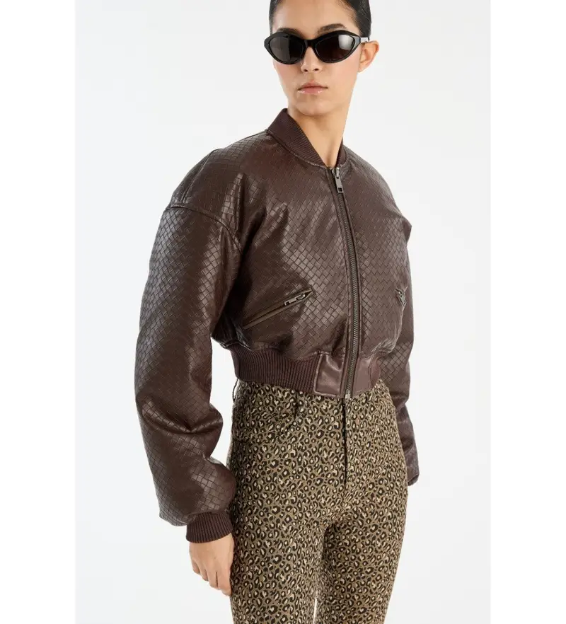 per donna 1146052910 Giacca Nina marrone (36), Casual, Sostenibile, Cotone Riciclato