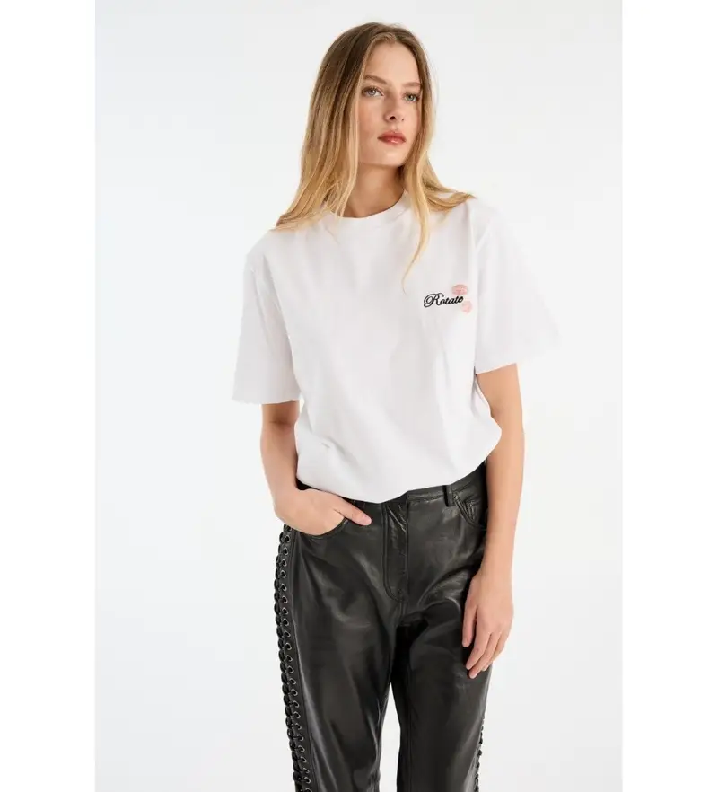 per donna 114745400 Maglietta bianca Astra (M), Bianco, Casual, Manica corta, Cotone biologico, Sostenibile