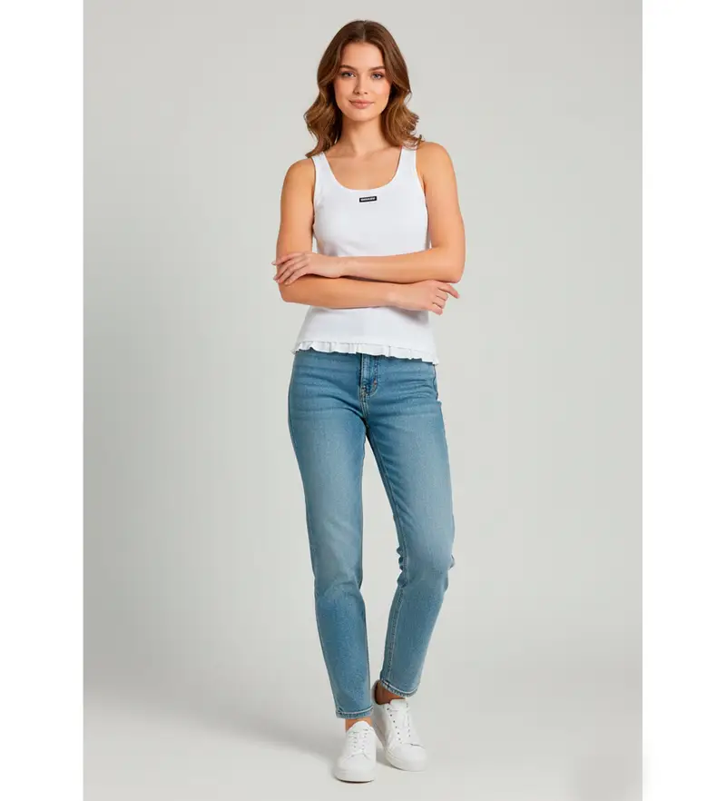 per donna 115281400 Maglietta bianca di Arles (M), Bianco, Casual, Senza maniche / cinghie, Cotone biologico, Sostenibile