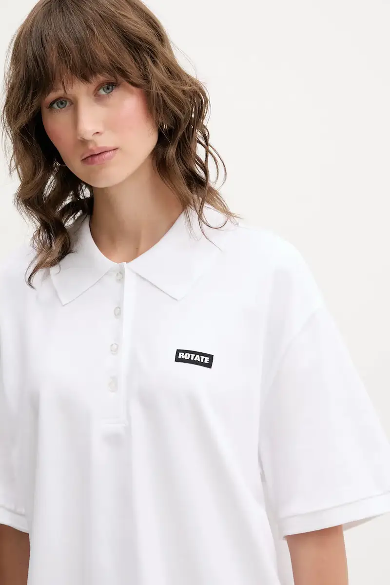 Rotate Polo Donna Bianco 3243221 miniatura 4