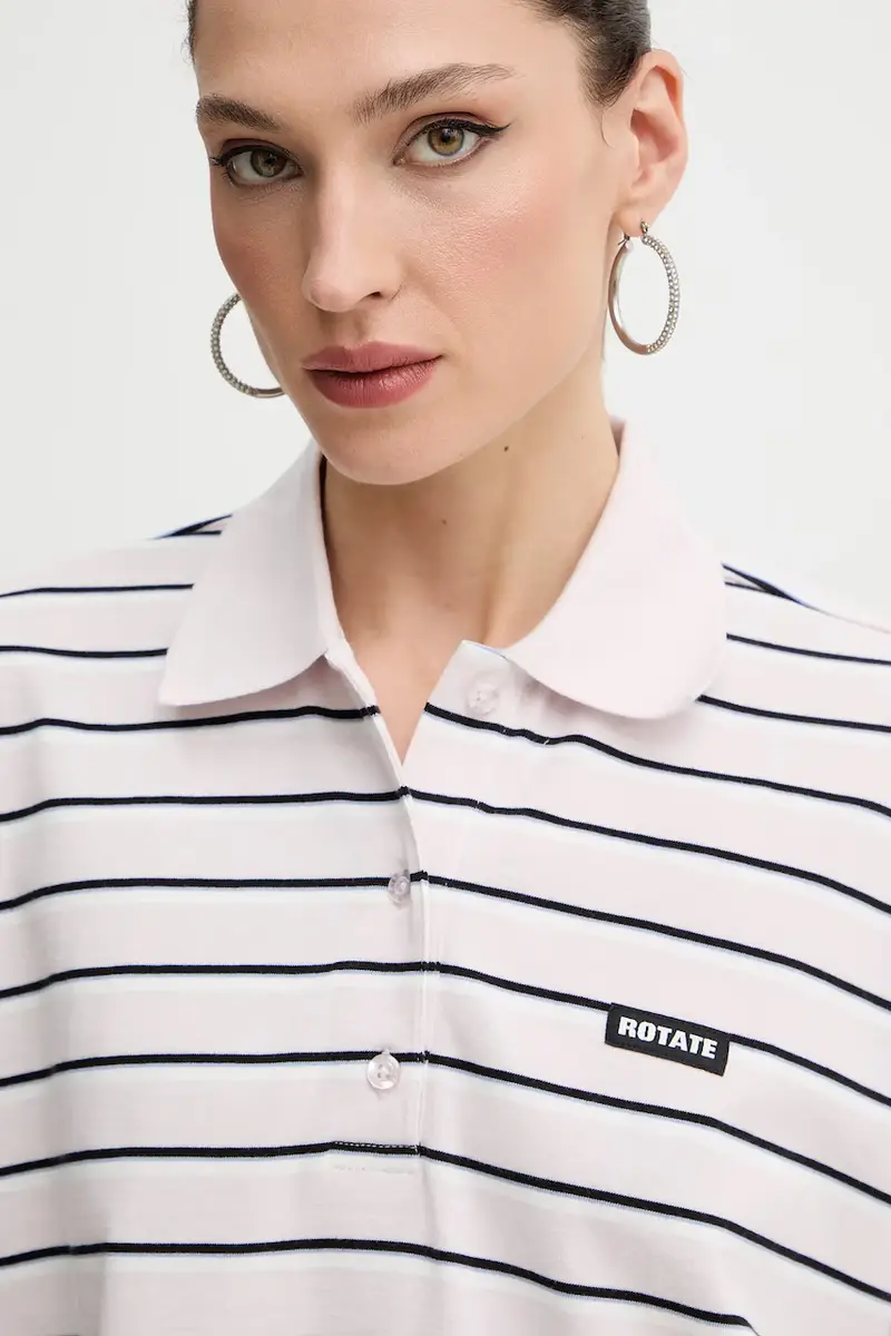 polo in cotone colore violetto 1153241810 miniatura 4