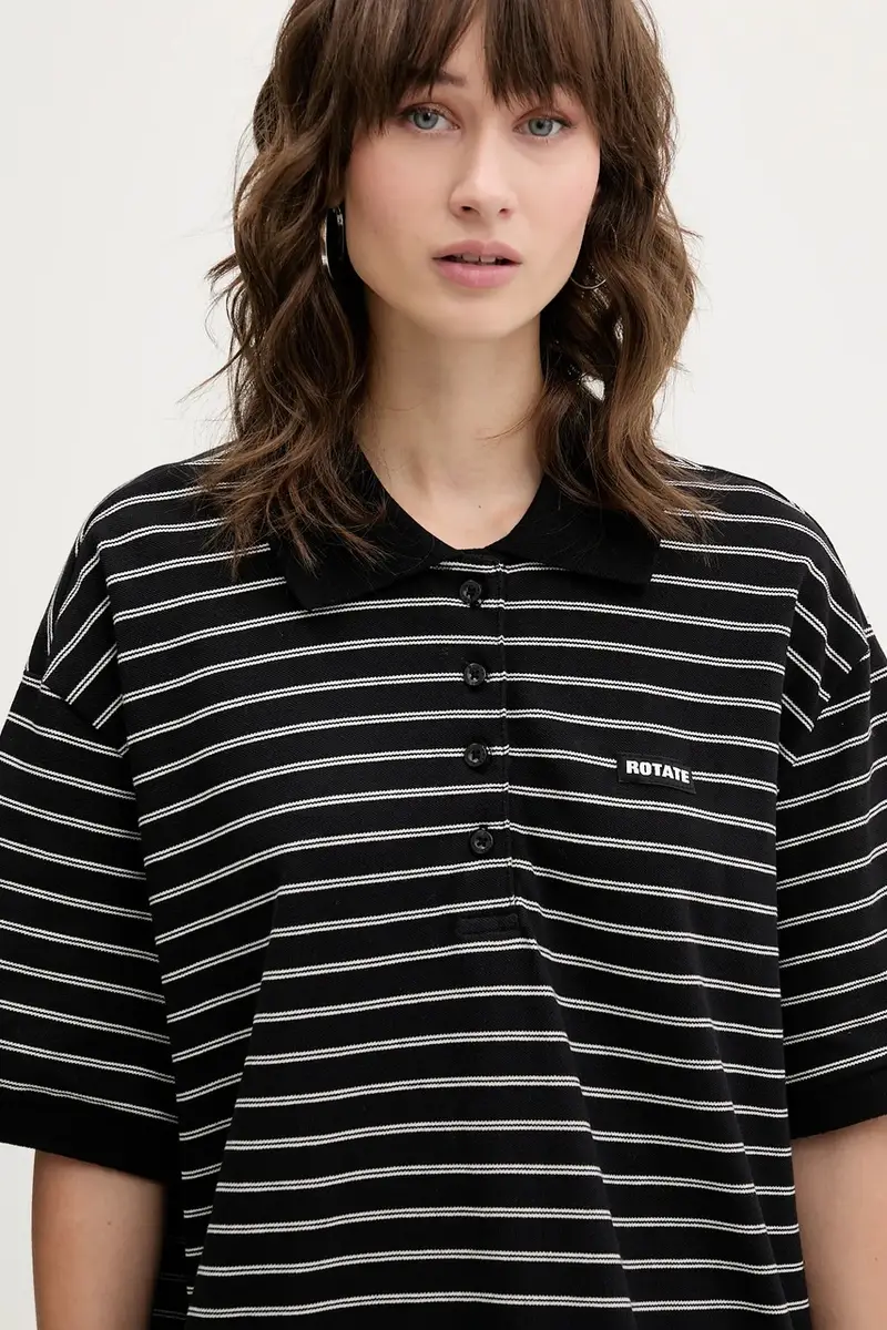 Rotate Polo Donna Nero 3842483 miniatura 4