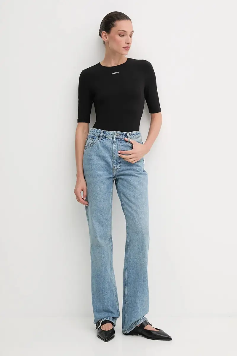 Rotate T-shirt Donna Nero 3275539 miniatura 2