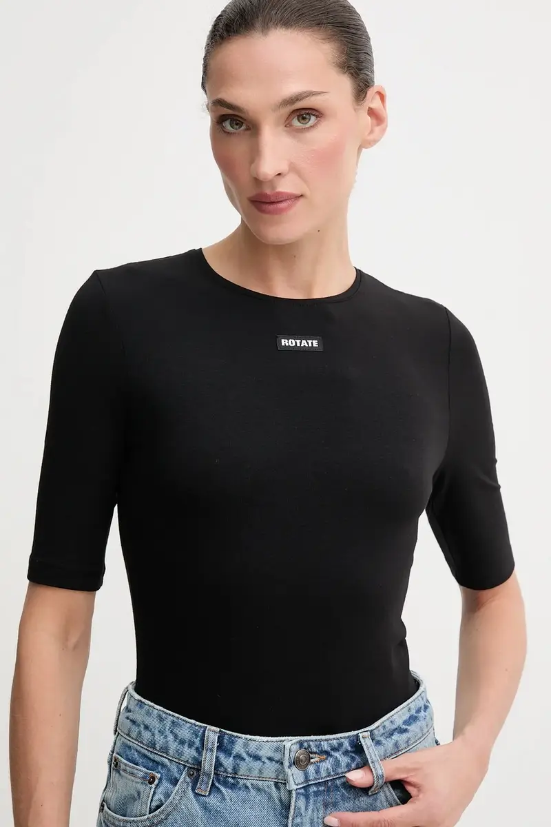 Rotate T-shirt Donna Nero 3275539 miniatura 4