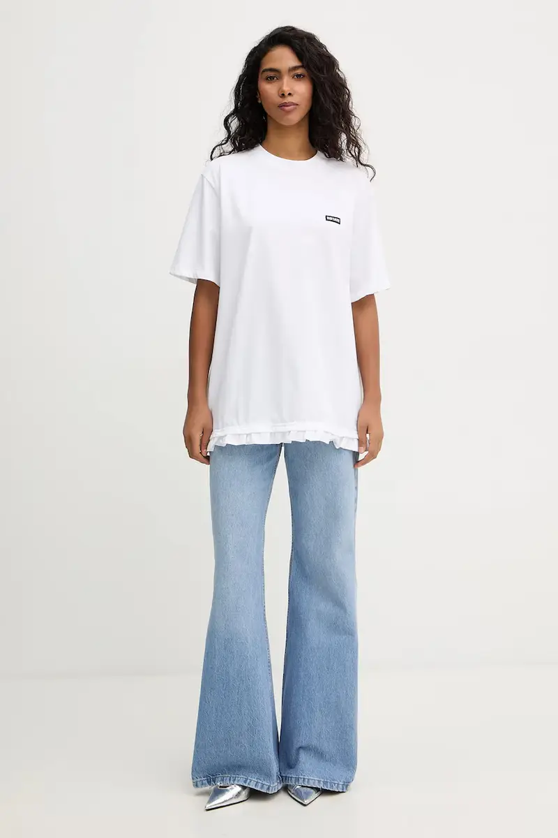 Rotate T-shirt Bianco 3966497 miniatura 2