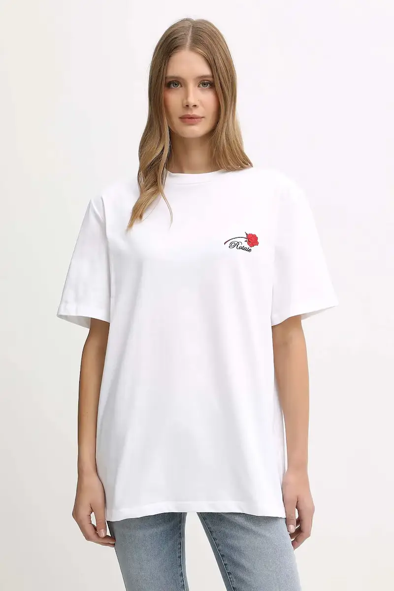 Rotate T-shirt Donna Bianco 3766296
