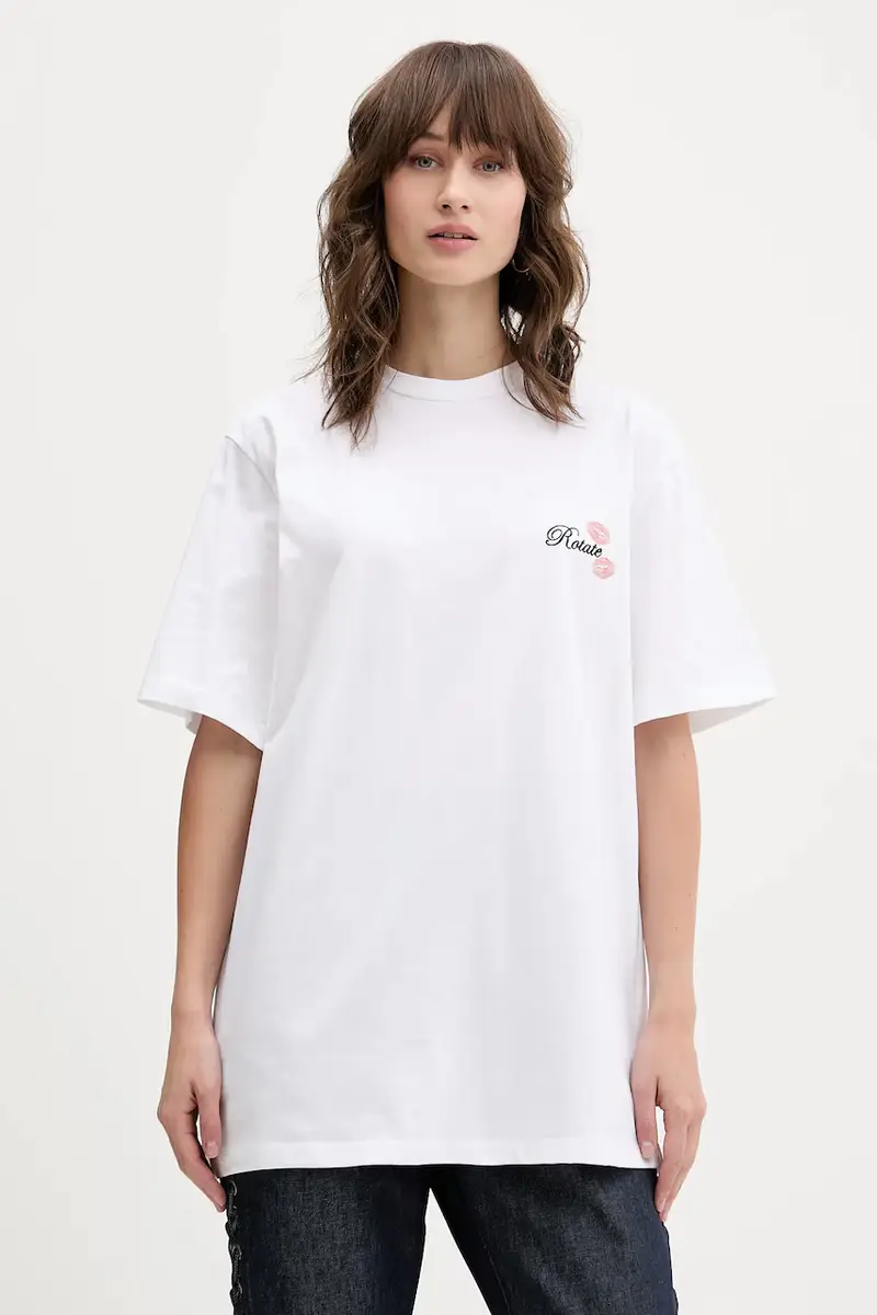 Rotate T-shirt Donna Bianco 3766370