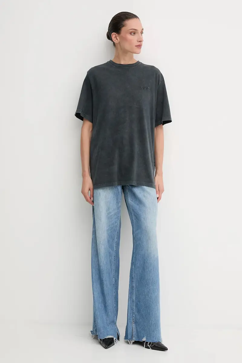 Rotate T-shirt Donna Nero 3474161 miniatura 2