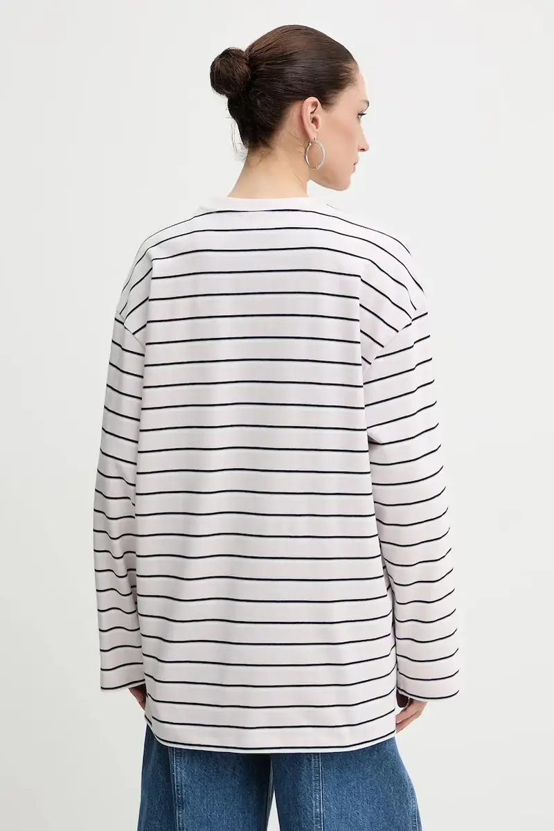 top a maniche lunghe in cotone colore violetto 1153781810 miniatura 3