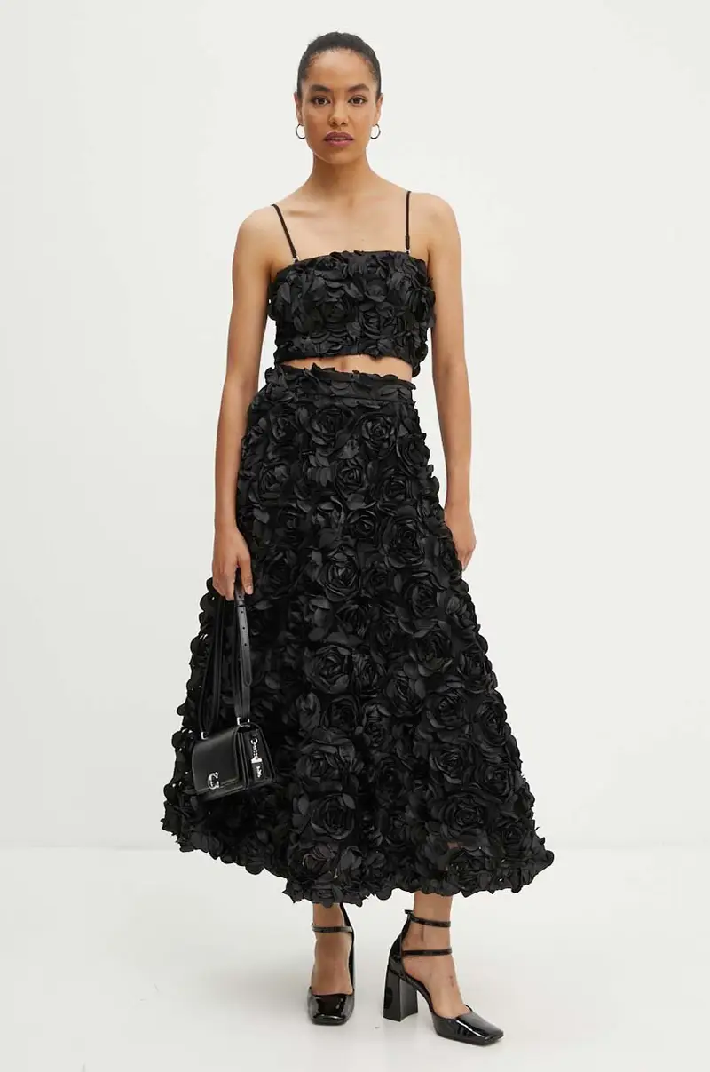 top Cropped Top colore nero 112949100 miniatura 2