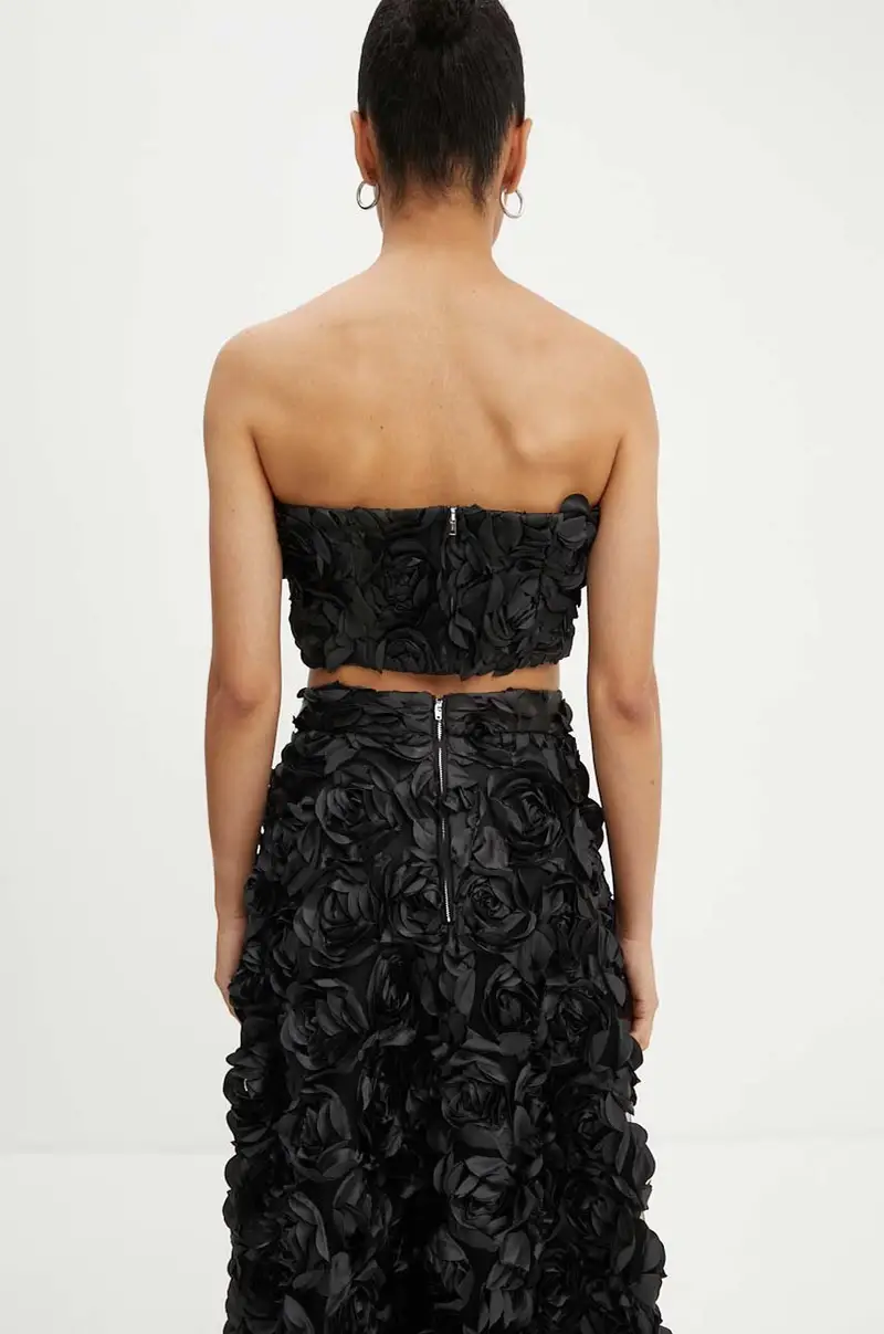 top Cropped Top colore nero 112949100 miniatura 3