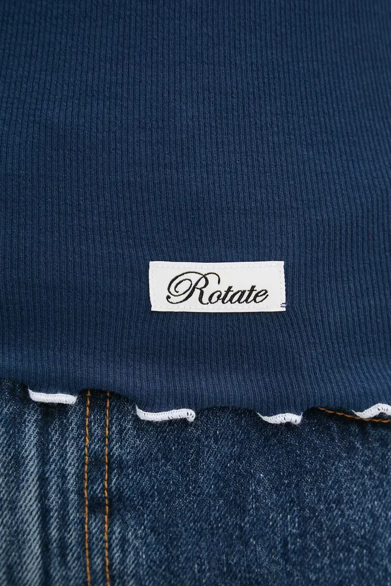 Rotate Top Donna Blu 3313998 miniatura 5