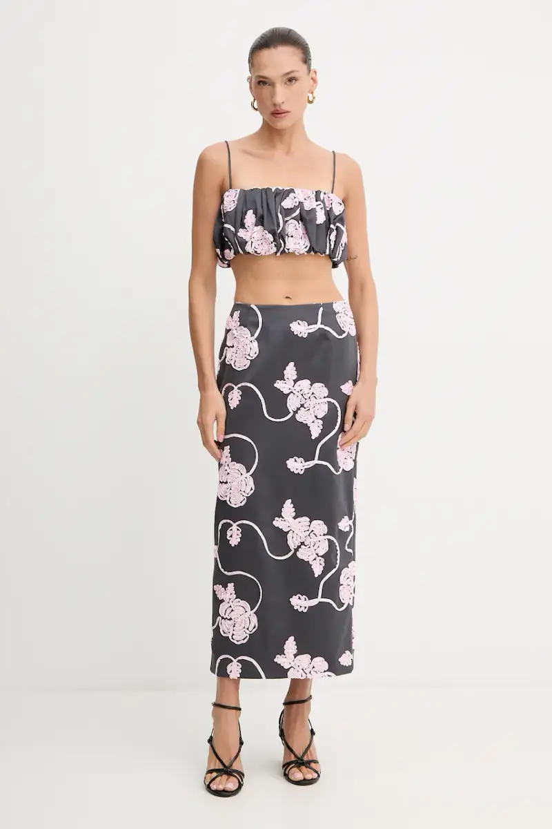 Rotate Top Donna Grigio 3324910 miniatura 2