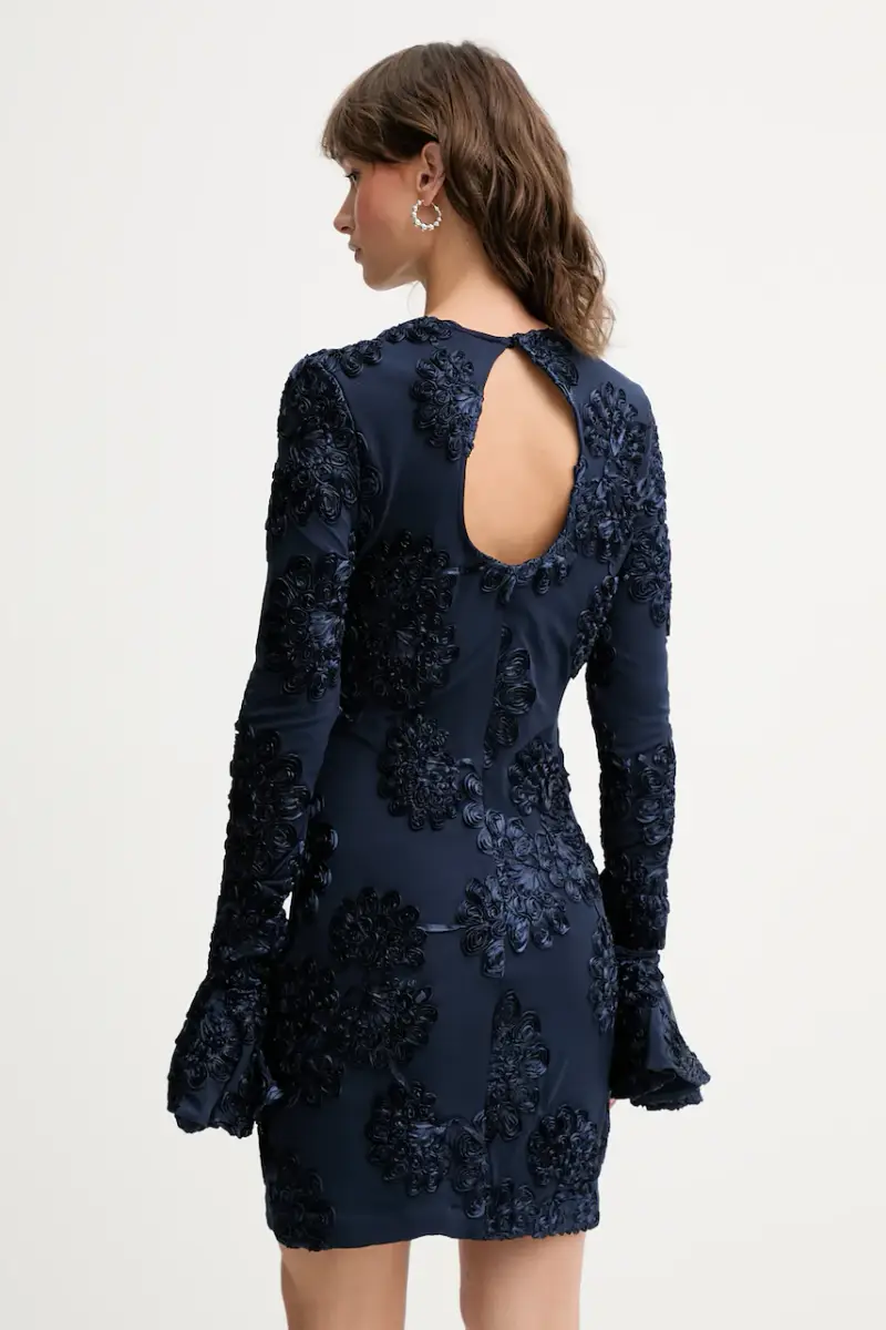 vestito colore blu navy 114218340 miniatura 3