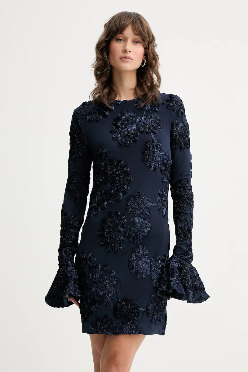 vestito colore blu navy 114218340