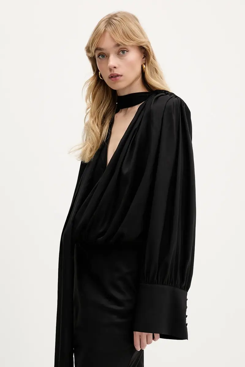 vestito colore nero 115019100 miniatura 4