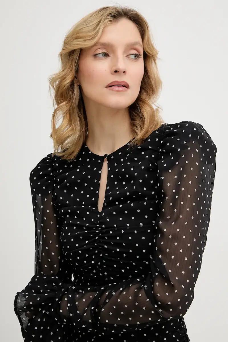 vestito colore nero 115224000 miniatura 4