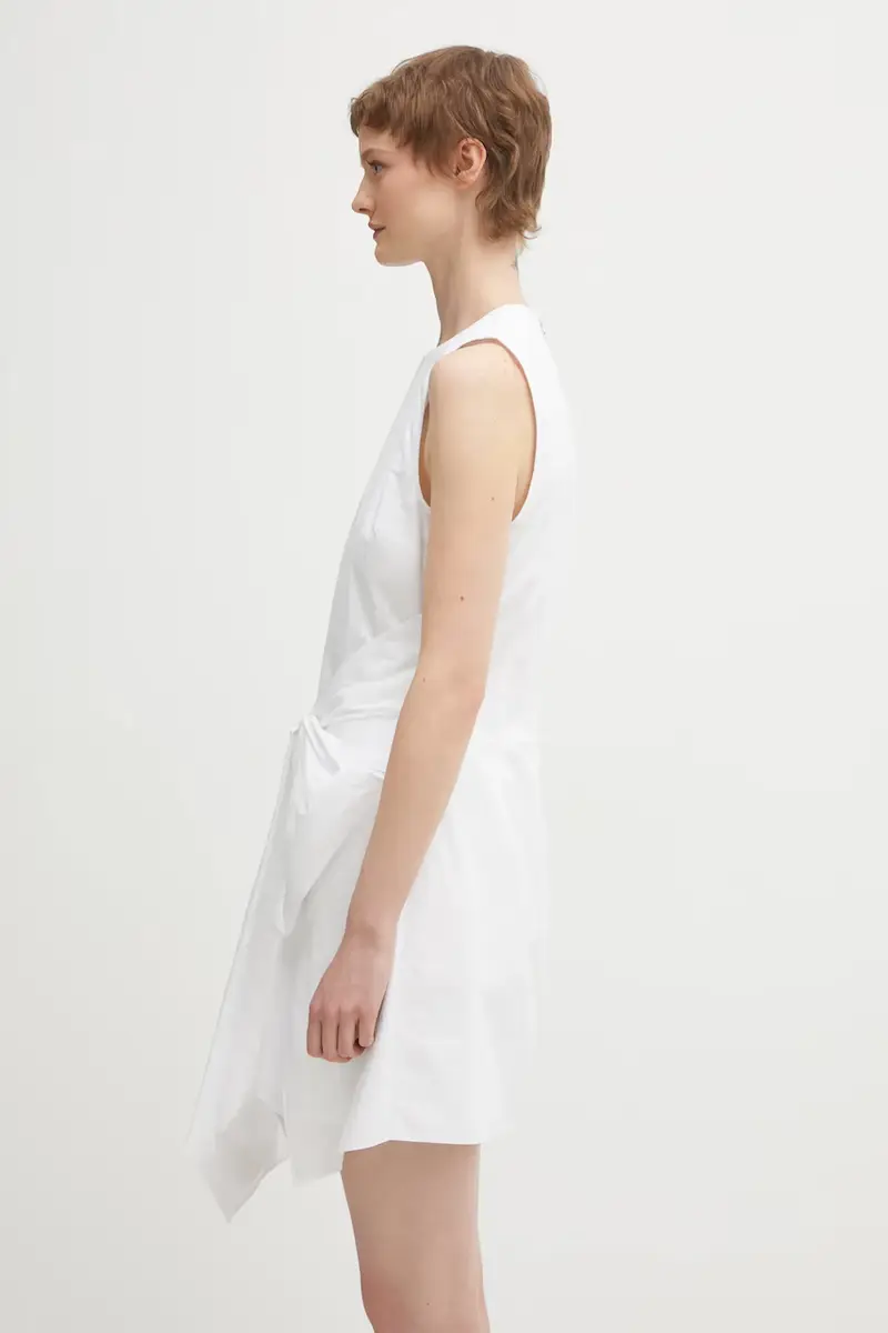 vestito in cotone Bianco miniatura 2