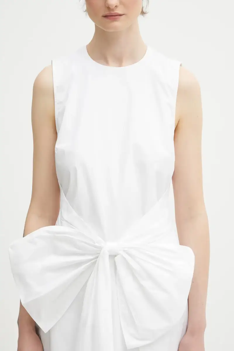 vestito in cotone Bianco miniatura 4