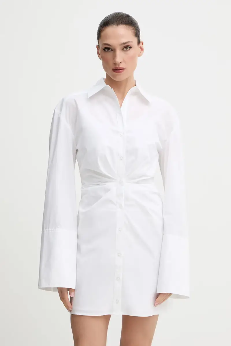 vestito in cotone colore bianco 115162400