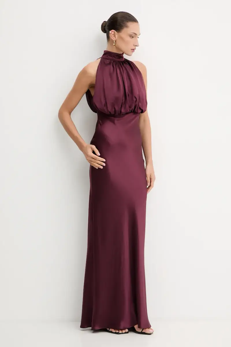 vestito in seta colore granata 1146542734 miniatura 2