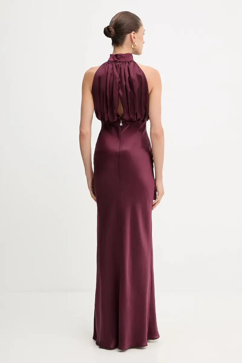 vestito in seta colore granata 1146542734 miniatura 3