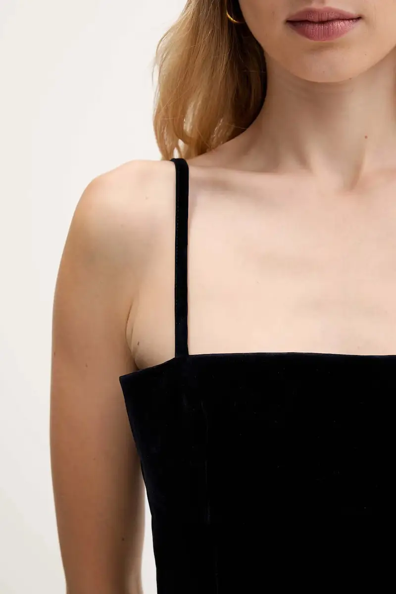 vestito in velluto colore blu 1146951192 Nero miniatura 5