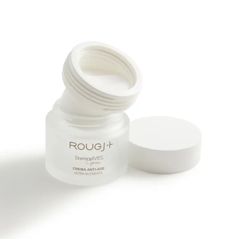 SteminelVeg Green Crema Anti-age Ultra-nutriente - Trattamento antietà pelli mature, Crema antirughe, Crema viso pelle secca, Crema idratante vis miniatura 3