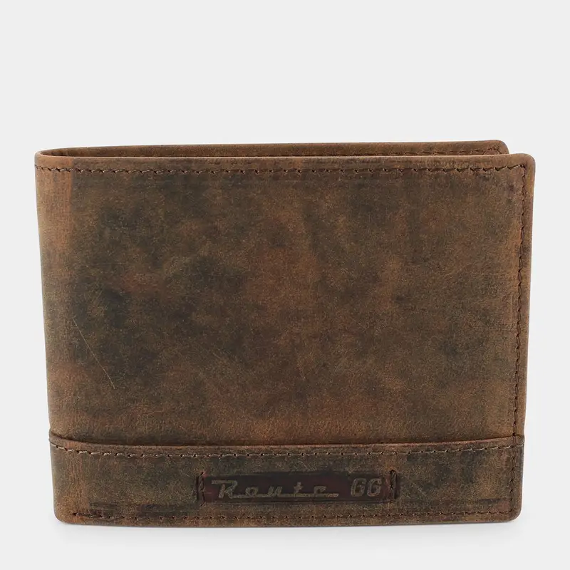 Portafoglio Route 66 da Uomo, marrone