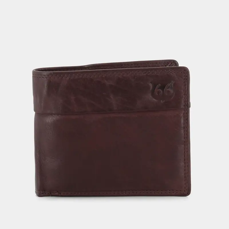 Portafoglio Route 66 da Uomo, marrone