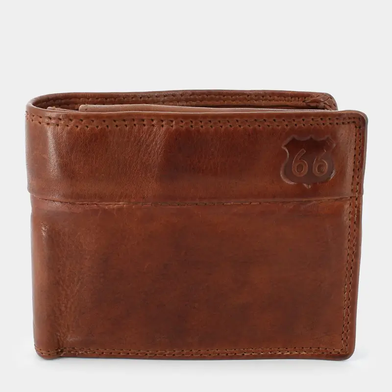 Portafoglio Route 66 da Uomo, marrone