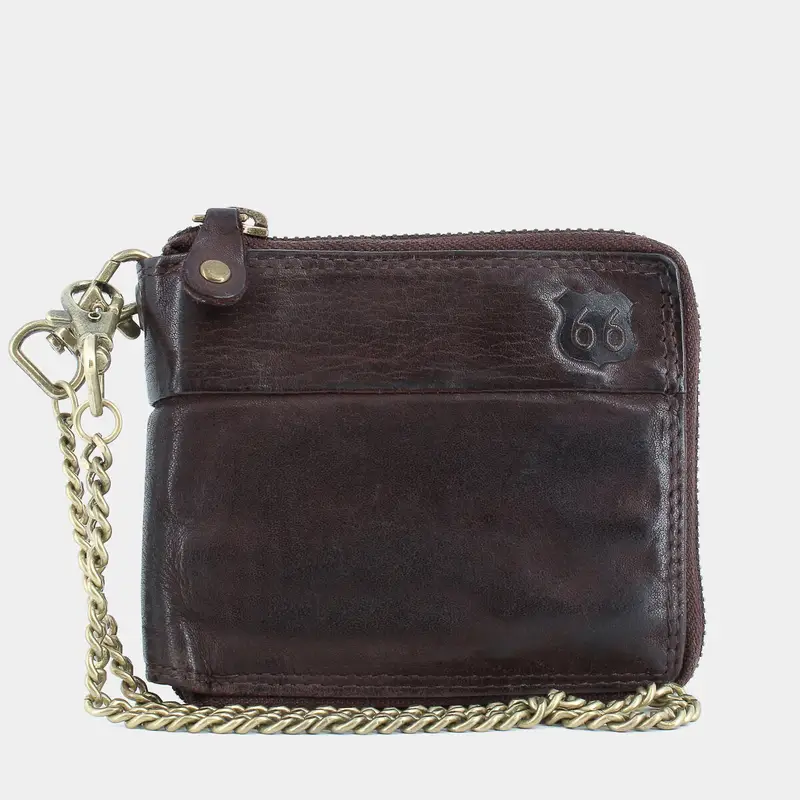 Portafoglio Route 66 da Uomo, marrone