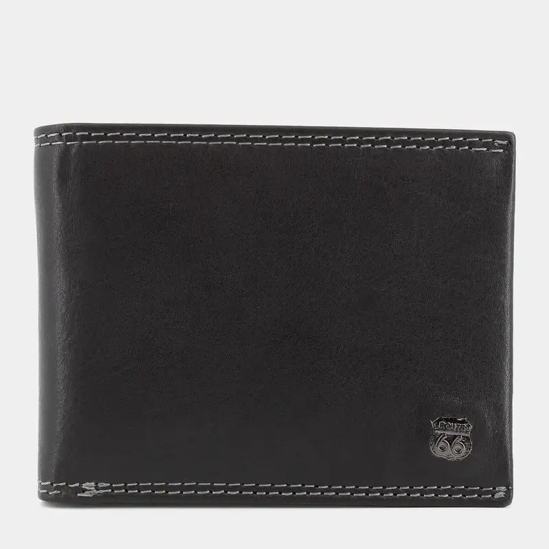 Portafoglio Route 66 da Uomo, nero