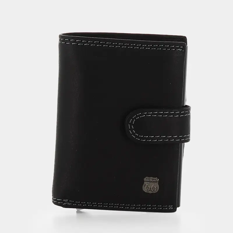 Portapatente Route 66 da Uomo, nero