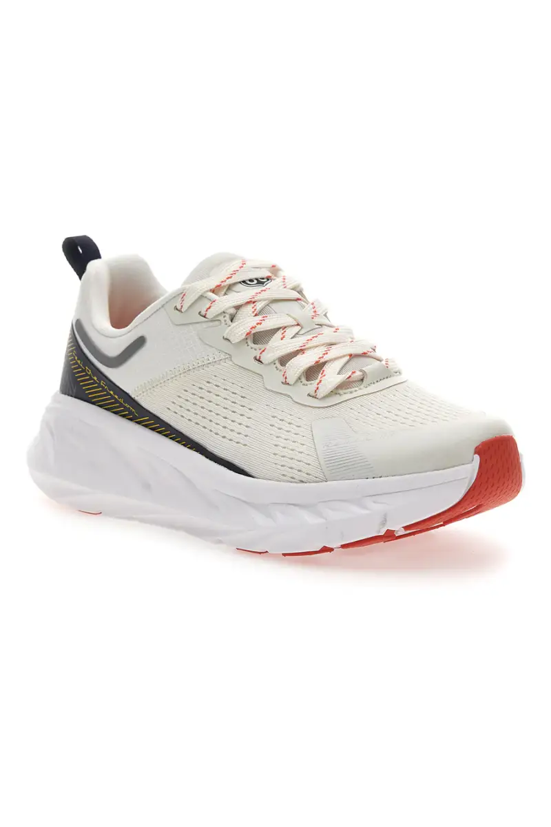 Sneakers bianche con dettagli verdi e suola chunky ROUTE 66 RO51811D [BIANCO] miniatura 2