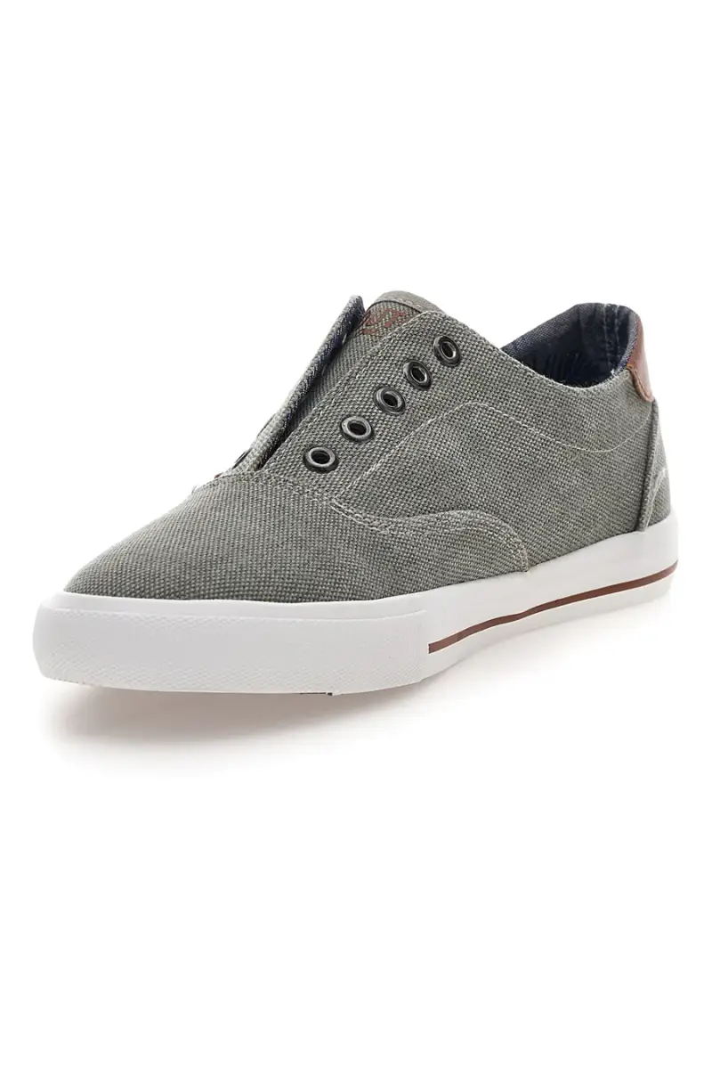 Sneakers grigie lacci Route 66 RO91414 [GRIGIO] miniatura 3