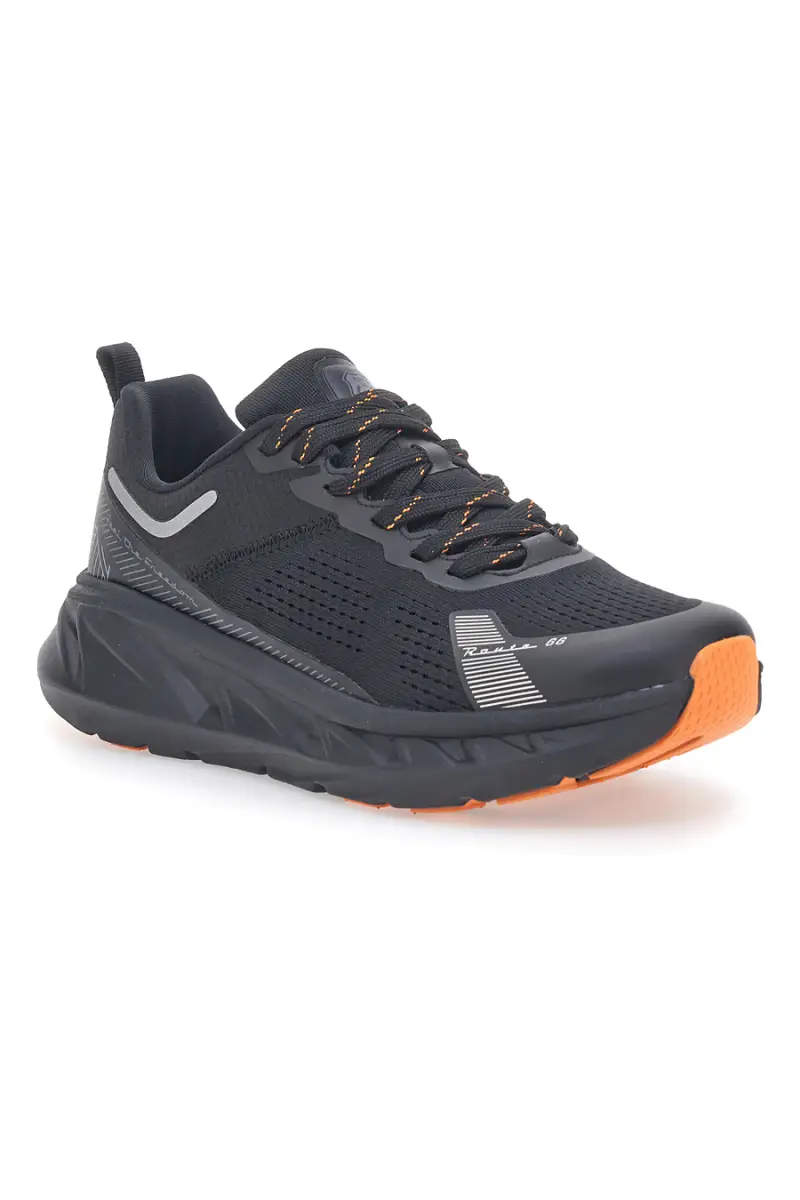 Sneakers nere con dettagli arancioni ROUTE 66 RO51811D [NERO] miniatura 2