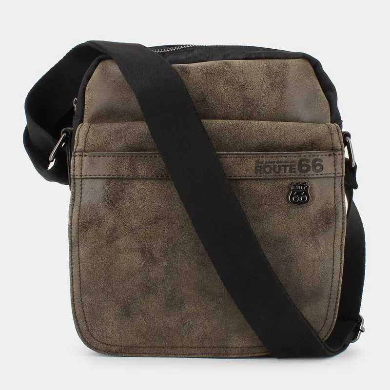 Tracolle Route 66 da Uomo, marrone