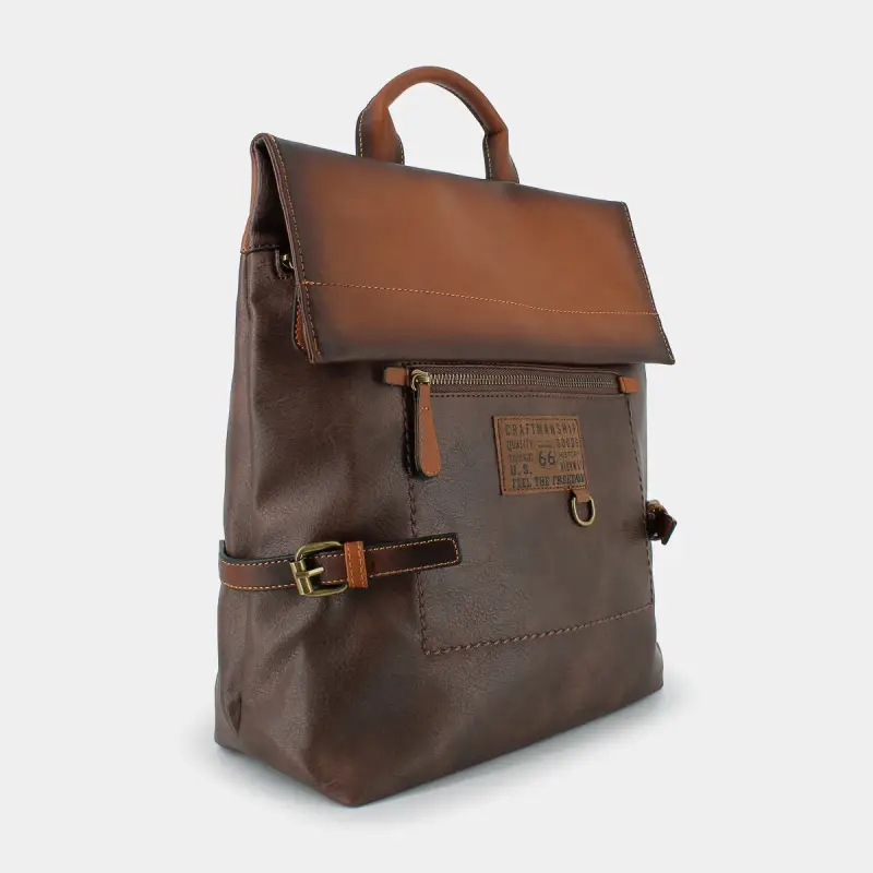 Zaini Route 66 da Uomo, marrone miniatura 2