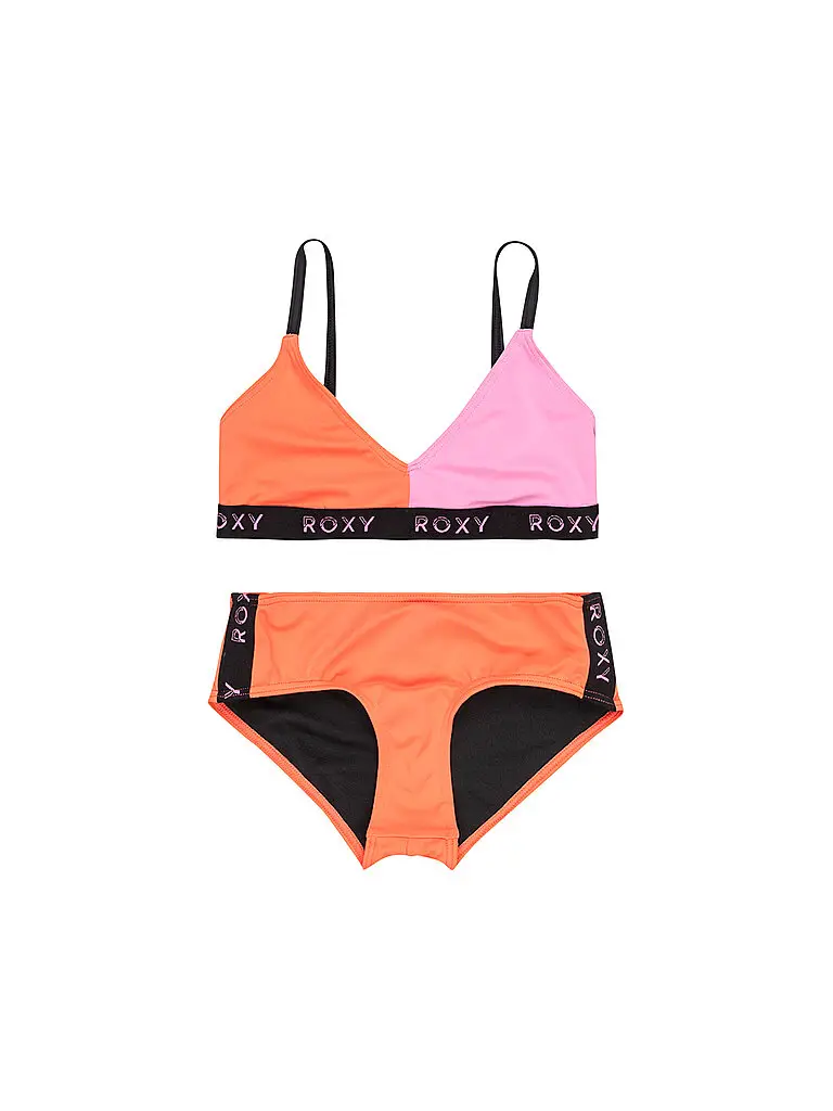 Bikini da ragazza Colorblock Tri Set multicolore | 152