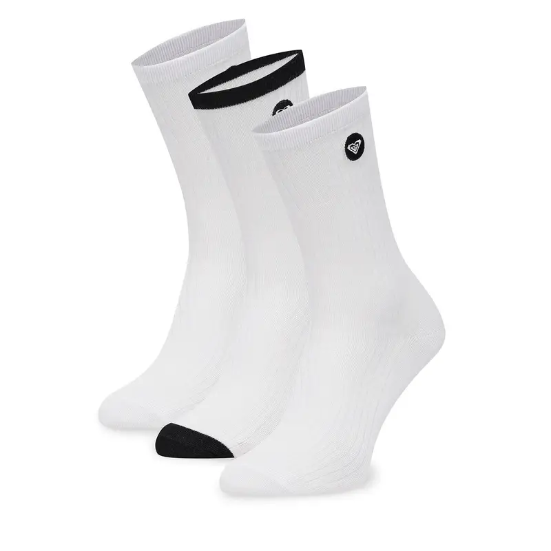 Calzini lunghi Roxy AS_ROXY_02W_SS25 (3-PACK) Bianco
