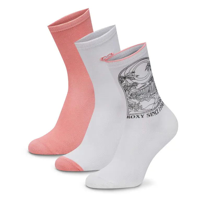 Calzini lunghi Roxy AS_ROXY_05W_SS25 (3-PACK) Rosa