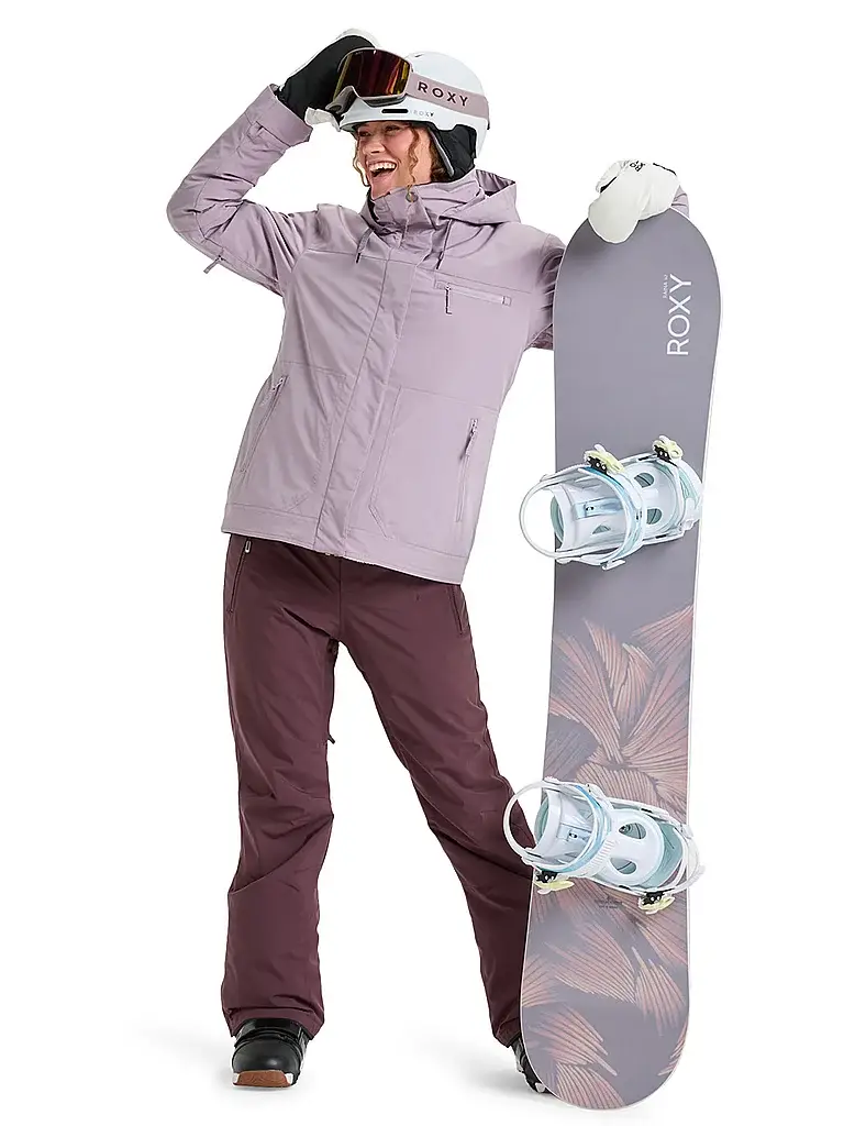 Giacca da snowboard da donna Brylee Hoodie rosa | S miniatura 2