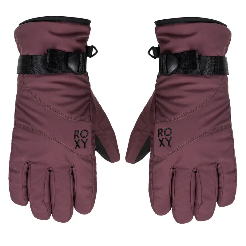Guanti da sci Roxy Jetty Solid ERJHN03267 Grigio