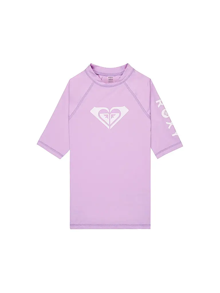 Lycrashirt da ragazza Whole Hearted lilla | 128