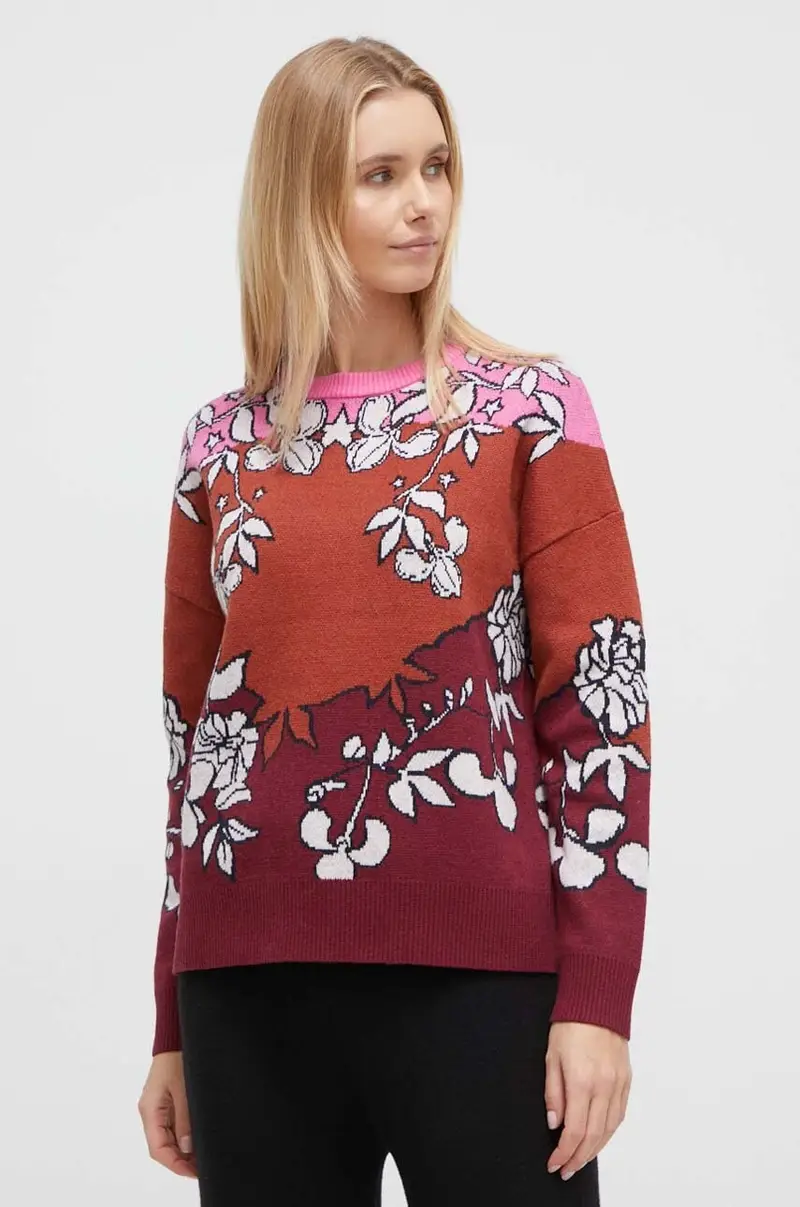 maglione in misto lana x Rowley donna colore granata