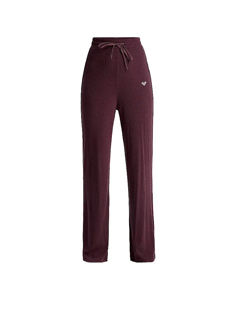 Pantaloni da jogging da donna Midnight Avenue rosso scuro | S