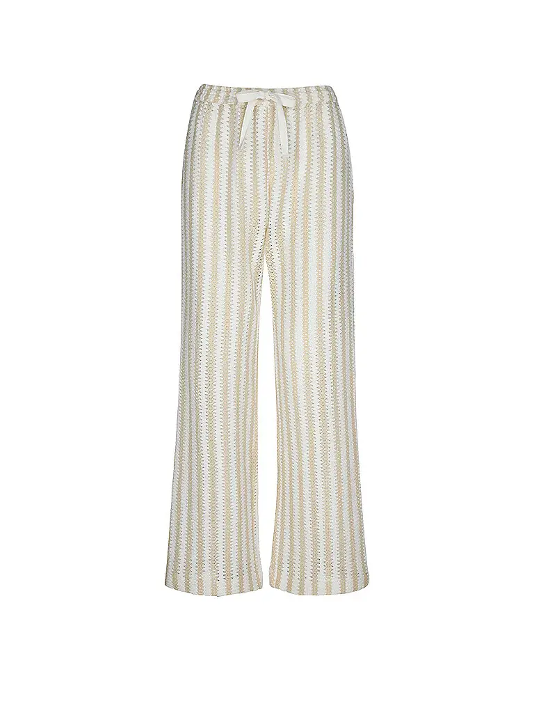 Pantaloni da spiaggia da donna Moana Story crema | XS