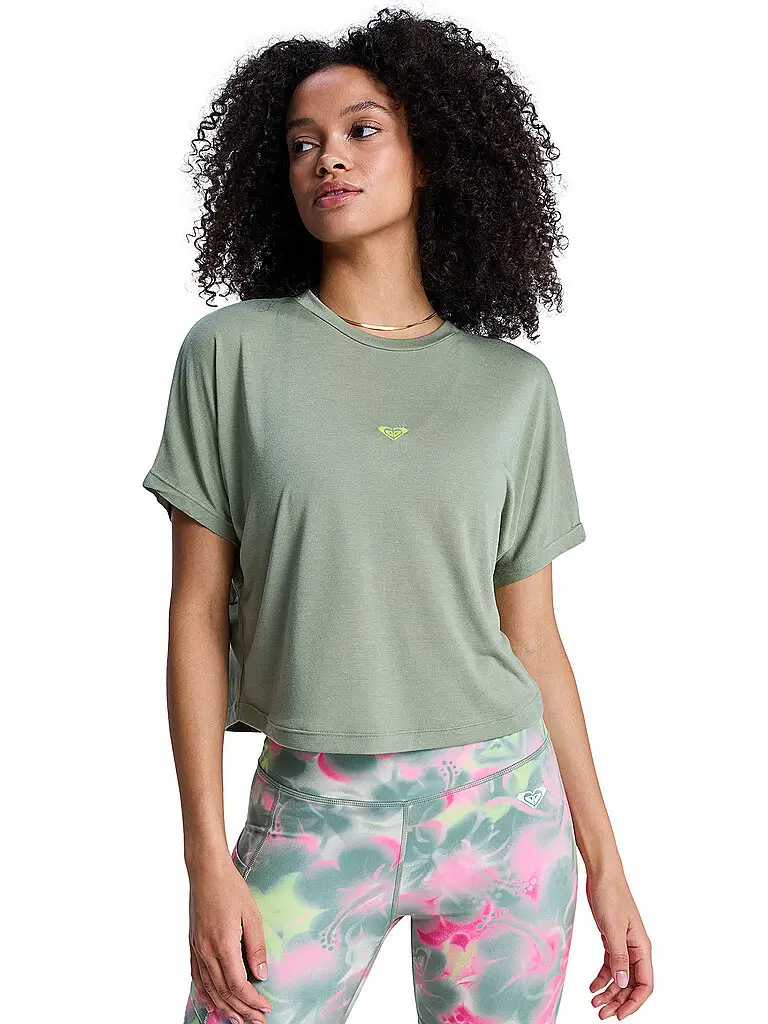 T-Shirt da donna Everyday Flow oliva | XS
