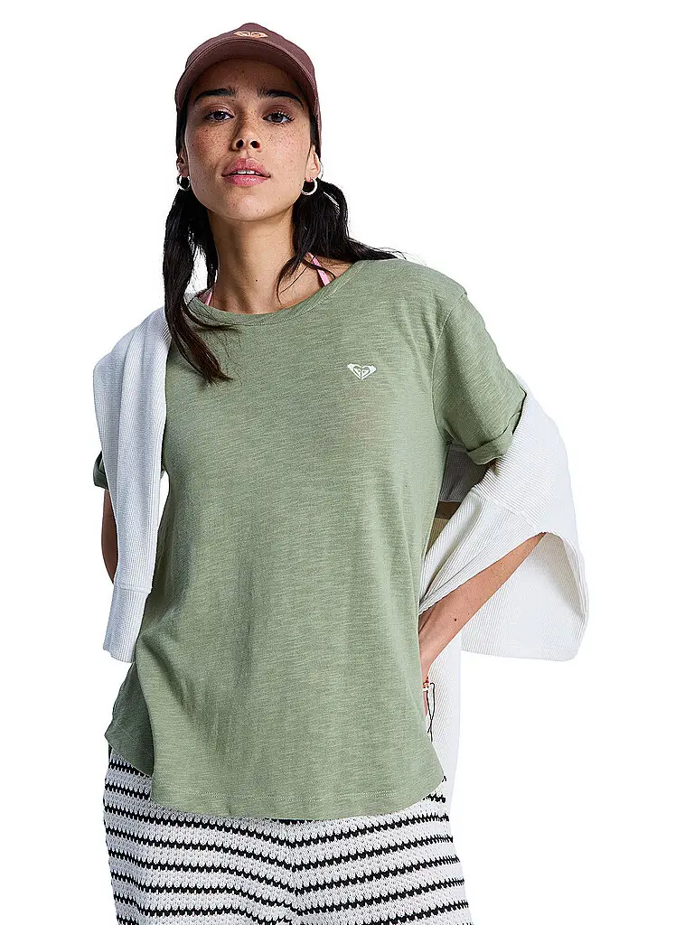 T-shirt da donna Oceanwave Regular Emby oliva | XS